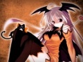 Xogo Rompecabezas de Halloween Anime en liña