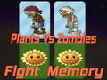 Xogo Plants vs Zombies Loita Memoria en liña