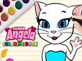 Xogo Libro de colorear Talking Angela en liña