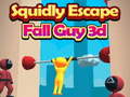 Xogo Fuga do Calamar: Fall Guy 3D en liña