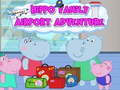 Xogo Aventura da familia Hippo no aeroporto en liña