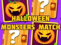 Xogo Halloween Monsters Match en liña