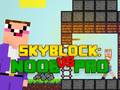 Xogo Noob contra Pro Skyblock en liña