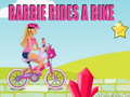 Xogo BARBIE VA EN BICICLETA en liña