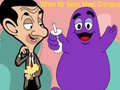 Xogo Cando Mr. Bean se atopa con Grimace en liña