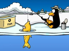 Xogo Club Penguin: Pesca sobre Xeo en liña