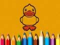 Xogo Volta á Escola: Libro de Colorear Patos en liña