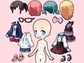 Xogo Boneca Princesa Chibi Anime en liña