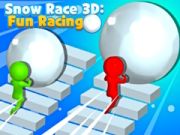 Xogo Carrera de Neve 3D: Carrera Divertida en liña