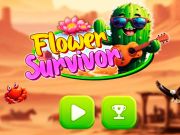 Xogo Sobrevivente de flores en liña