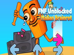 Xogo FNF Brainrot italiano desbloqueado en liña