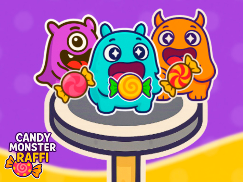 Xogo Candy Monster Raffi en liña