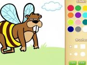 Xogo Divertido libro para colorear de animais para nenos en liña