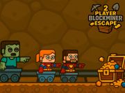 Xogo 2 xogador Blockminer Escape en liña
