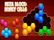 Xogo Bloque Hexa: células de mel en liña