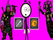 Xogo Stickman escollendo accións en liña