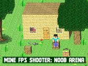Xogo Mine FPS Shooter: Noob Arena en liña
