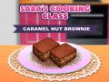 Xogo Aula de Cociña de Sara: Brownie de Noz con Caramelo en liña Xogo Aula de Cociña de Sara: Brownie de Noz con Caramelo en liña