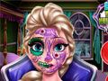 Xogo Maquillaje de Halloween aterrador de Elsa en liña