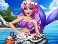 Xogo Estilo de Maquillaxe da Princesa Sereia en liña
