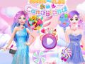 Xogo Barbie e Elsa no País dos Dulces en liña Xogo Barbie e Elsa no País dos Dulces en liña