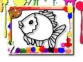 Xogo Libro de Coloreado de Peixes en liña