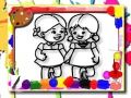 Xogo Tempo de colorear para nenos en liña