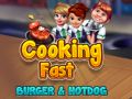 Xogo Cociña Rápida: Hamburguesa e Cachorro en liña Xogo Cociña Rápida: Hamburguesa e Cachorro en liña