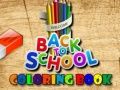 Xogo Libro de colorear: De volta á escola en liña