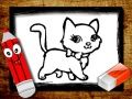 Xogo De volta á escola: Libro de pintar animais en liña
