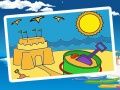 Xogo Páxinas para colorear de verán en liña