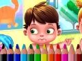 Xogo Volta á Escola: Libro de Colorear para Bebés en liña