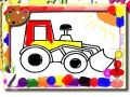 Xogo Volta á escola: Coloreamento de coches para nenos en liña