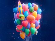 Xogo Merge 3D- Match 3 globos en liña