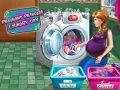 Xogo Princesa Embarazada: Día de Lavado en liña