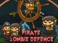 Xogo Defensa de Zombis Piratas en liña