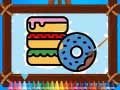 Xogo Pastería de colorear para nenos en liña