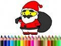Xogo Volta á Escola: Pintura de Papá Noel en liña