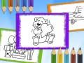 Xogo Libro de colorear de debuxos animados en liña