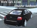 Xogo Simulador de Coches e Policías do Mundo en Sandbox en liña