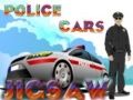 Xogo Puzzle Coches de Policía en liña