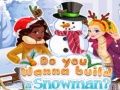 Xogo Queres construir un boneco de neve? en liña