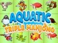 Xogo Mahjong triplo acuático en liña