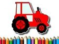 Xogo Pintura Fácil para Nenos - Tractor en liña