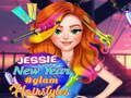 Xogo Jessie Ano Novo #Peiteados Glamourosos en liña