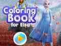 Xogo Libro de colorir para Elsa en liña