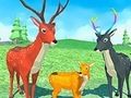 Xogo Simulador de Cervo: Familia de Animais en liña