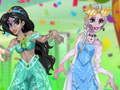Xogo Princesa Zombis Graciosos Diversión de Abril en liña