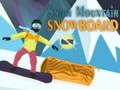 Xogo Tabolete de snowboard na montañas de neve en liña