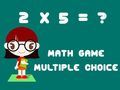 Xogo Xogo de Matemáticas de Opción Múltiple en liña